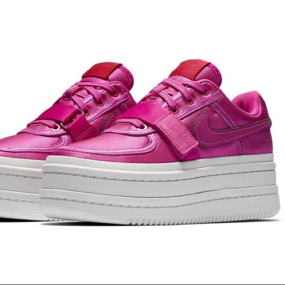 pink platform nikes